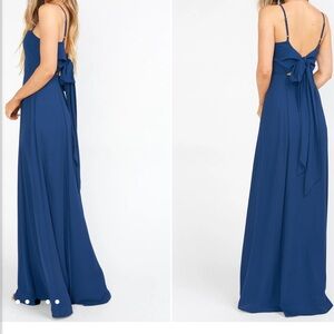 Show me your mumu “Lauren” navy dress